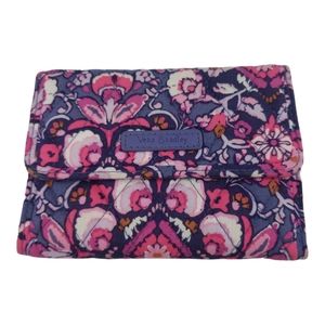 Vera Bradley Quilted Floral Wallet in Purple/Pink Multi OS